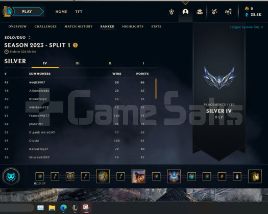EUW SİLVER4 -- FIRSAT HESABI