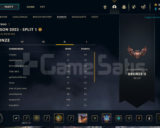 EUW BRONZ 2 1WİN 1LOSE