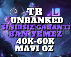TR BAN RİSKSİZ 40K-60K 30 LEVEL UNRANKED