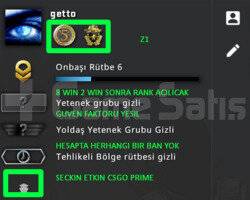 2 MADALYA PRIME CSGO 8 WIN GUVEN FAKTORU YESIL