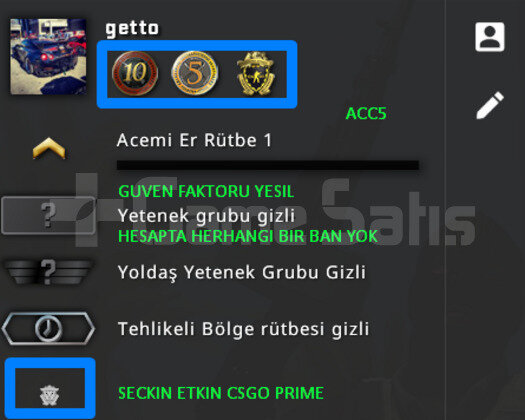 3 MADALYA | FULL PRIME CSGO | GUVEN FAKTORU YESIL