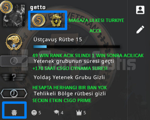 2 MADALYA | RANK ACIK | MAGAZA TR YESIL FAKTOR