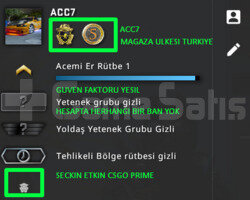 2 MADALYA | PRIME CSGO | MAGAZA TR YESIL FAKTOR