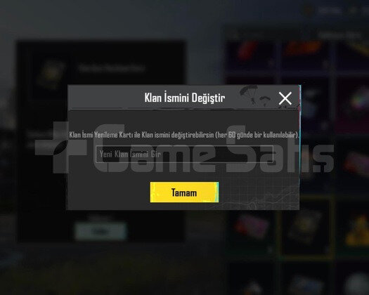 8.7 SEVİYE KLAN/ İSİM DEĞİŞME AKTİF/ ANINDA TESLİM