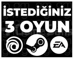 İSTEDİĞİNİZ 3 OYUN + SINIRSIZ GARANTİ & DESTEK