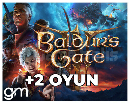 Baldurs Gate 3 + 2 Oyun + Garanti