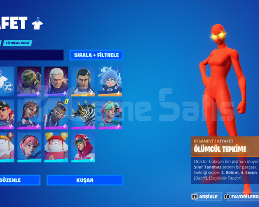 su fiyatına fortnite hesabı