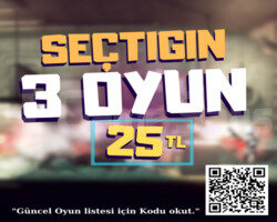 Seçtiğiniz 3 OYUN + Garanti & Destek