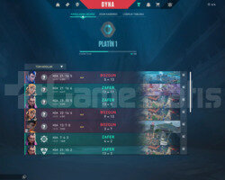 Platin 1 hesap temiz hesap skin yoktur