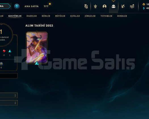 TR Plat 1 | 1 Kostüm - 33 Hero | LoL Hesap