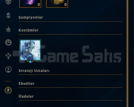 TR Plat 1 | 1 Kostüm - 33 Hero | LoL Hesap