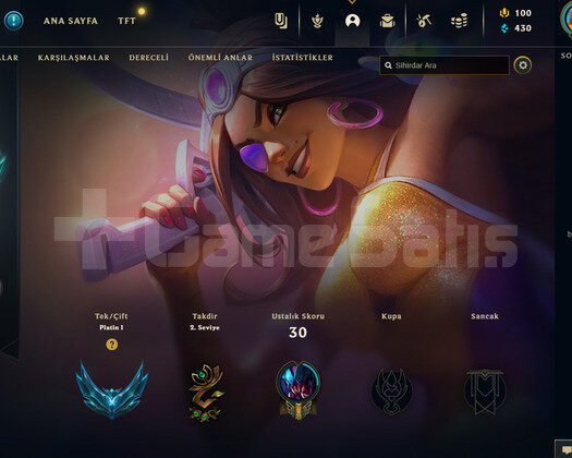 TR Plat 1 | 1 Kostüm - 33 Hero | LoL Hesap