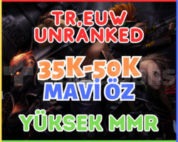 TR,EUW - UNRANKED 30 LEVEL HESAP