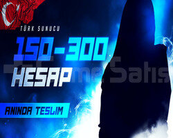 TR SERVER 150-300 SKİN VIP ENVANTER HESAPLAR