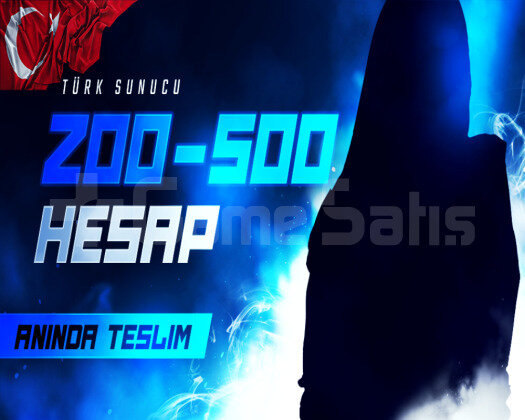 TR SERVER 200-500 SKİN VIP ENVANTER HESAPLAR