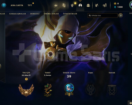 TR Gold 4 | 5 Kostüm - 33 Hero | LoL Hesap