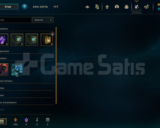 TR  YENİ SEZON PLAT4 ADC MAİN HESABI