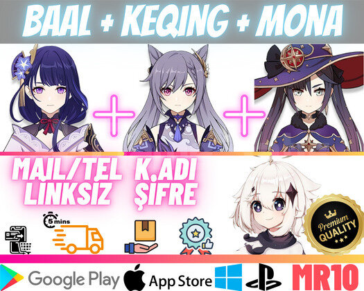EU | MR10 Baal + Keqing + Mona - Başlangıç
