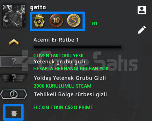 3 MADALYA | FULL PRIME CSGO | GUVEN FAKTORU YESIL
