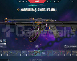 KAOS BAŞLANGIÇ VANDAL VE +10 SKİN E-POSTA HESAP