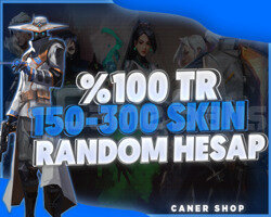 - TR BÖLGE 150-300 SKİN HARİKA FULL+FUL HESAP