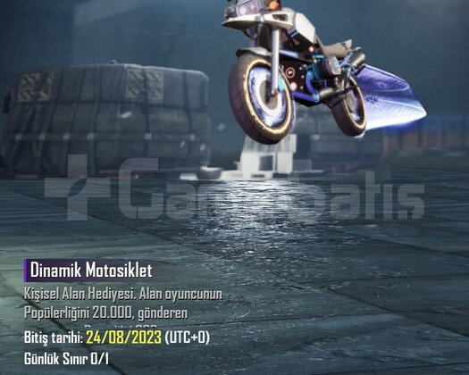 DİNAMİL MOTOSİKLET / 20.000 POPÜLERLİK/ ANINDA TES