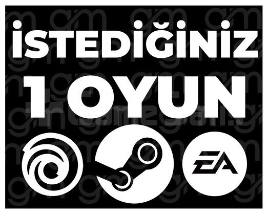 İSTEDİĞİNİZ 1 OYUN + SINIRSIZ GARANTİ & DESTEK