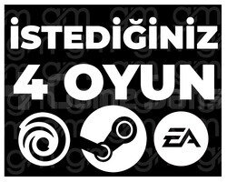 İSTEDİĞİNİZ 4 OYUN + SINIRSIZ GARANTİ & DESTEK