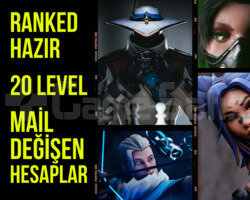 RANKED HAZIR 20 LEVEL MAİL DEĞİŞEN HESAPLAR