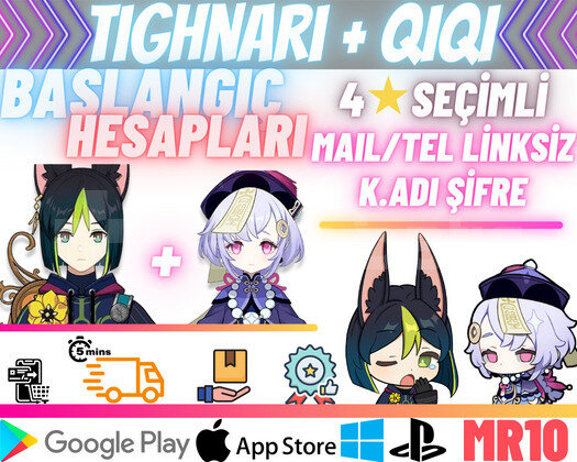EU | MR10 Tighnari + Qiqi - Başlangıç Hesapları