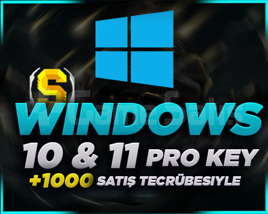 WİNDOWS 10 & 11 PRO KEY + Garanti