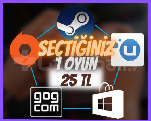Seçtiğiniz 1 OYUN + Garanti & Destek