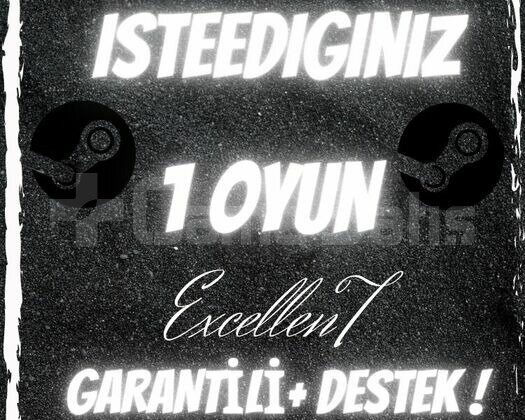 İstediğiniz 1 Oyun +Ömür Boyu Garanti+Hediye