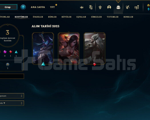 YÜCE KRAL DARİUSLU SILVER 3 HESAP
