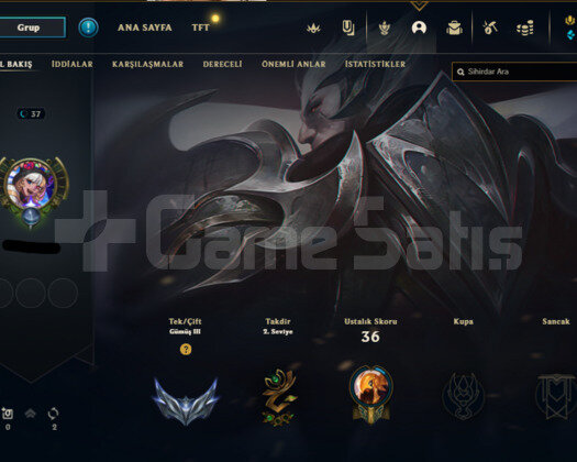 YÜCE KRAL DARİUSLU SILVER 3 HESAP