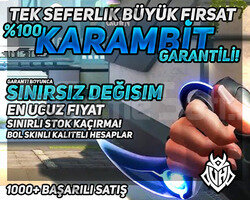 KARAMBİT GARANTİLİ + SINIRSIZ DEĞİŞİM