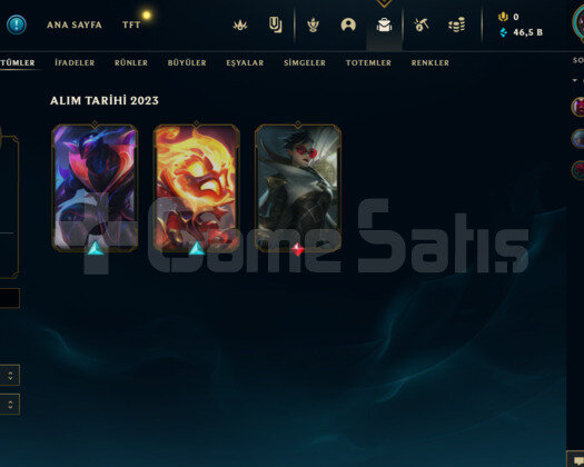 LOL PLAT 3 FRESH 46K MAVİ ÖZ MAİL DEVREDİLECEK!!