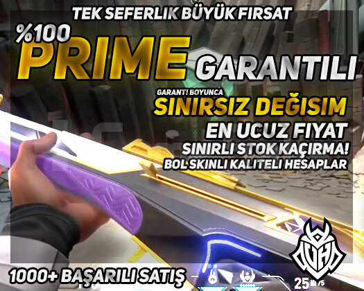 PRİME GARANTİLİ + SINIRSIZ DEĞİŞİM