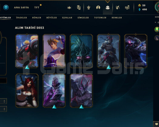 LOL PLAT 4 HESAP BOL SKİNLİ MAİL DEVREDİLECEKTİR!!