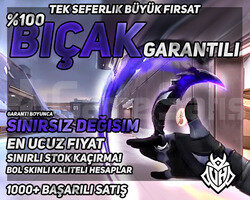 BIÇAK GARANTİLİ + SINIRSIZ DEĞİŞİM