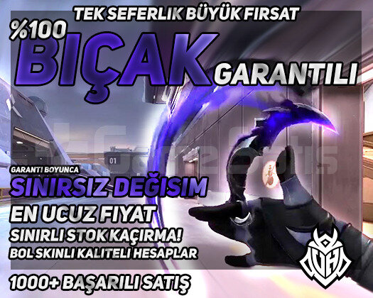 BIÇAK GARANTİLİ + SINIRSIZ DEĞİŞİM