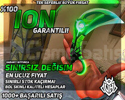 ION GARANTİLİ + SINIRSIZ DEĞİŞİM