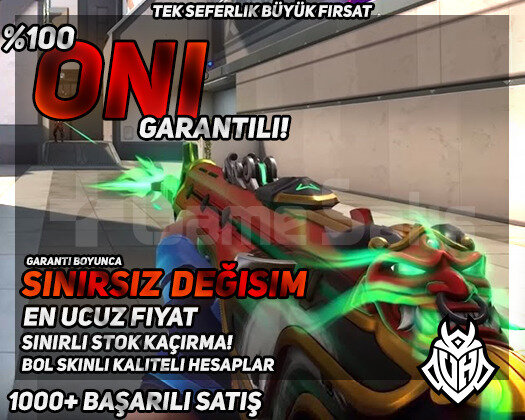 ONI GARANTİLİ + SINIRSIZ DEĞİŞİM