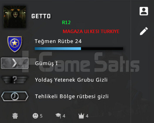 CSGO PRIME | RANK ACIK | YESIL FAKTOR MAGAZA TR