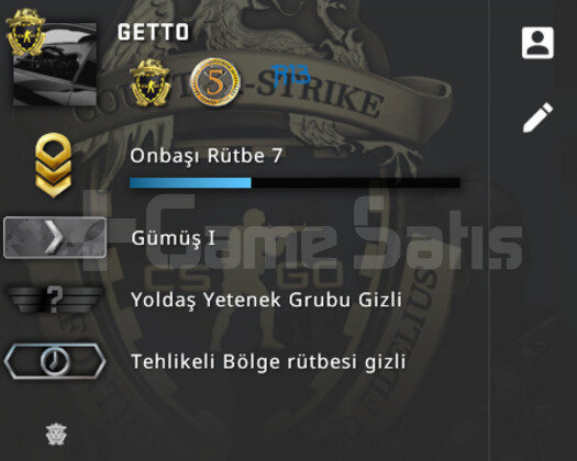 CSGO PRIME | RANK ACIK | YESIL FAKTOR MAGAZA TR