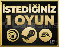 İSTEDİĞİNİZ 1 OYUN + SINIRSIZ GARANTİ & DESTEK