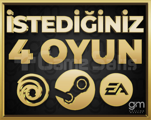 İSTEDİĞİNİZ 4 OYUN + SINIRSIZ GARANTİ & DESTEK