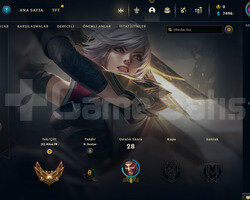 TR Gold 4 | 5 Kostüm - 28 Hero | LoL Hesap
