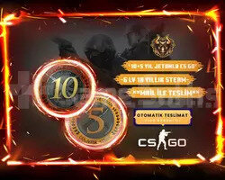 10+5 YIL JETON +18 YIL İLK MAİL STEAM