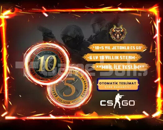 10+5 YIL JETON +18 YIL İLK MAİL STEAM
